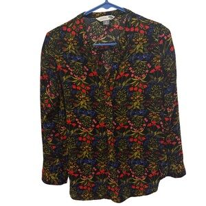 Old Navy Multicolor Floral Tunic Shirt